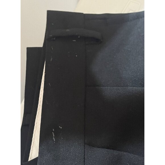 Lauren Ralph Lauren Men's Dress Pants Slacks Black Pleated Cuffed 40 X 30 (READ) - Picture 4 of 7